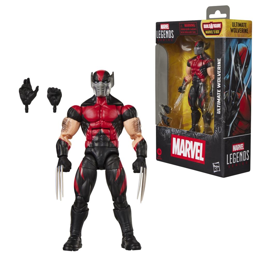 FIGURA HASBRO MARVEL LEGENDS SERIES BUILD A FIGURE MARVEL'S BOX ULTIMATE WOLVERINE