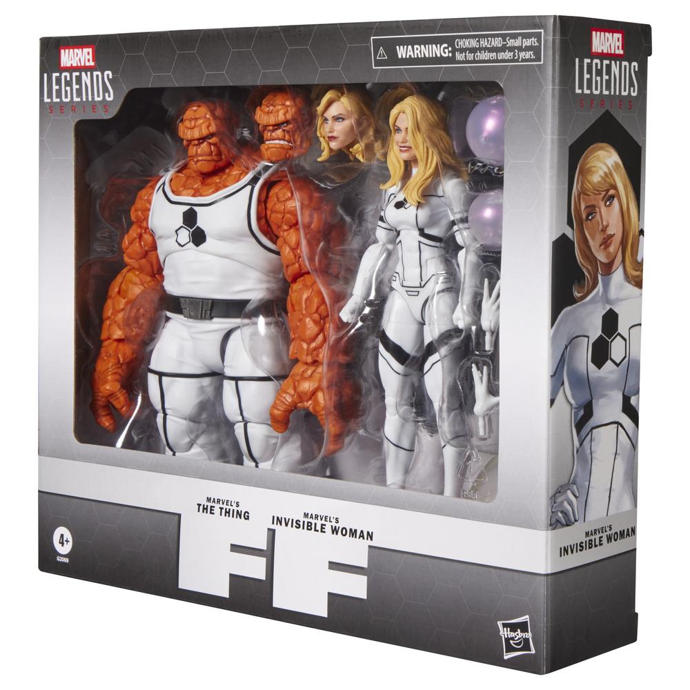 FIGURA HASBRO MARVEL LEGENDS SERIES MARVEL'S THE THING & MARVEL'S INVISIBLE WOMAN