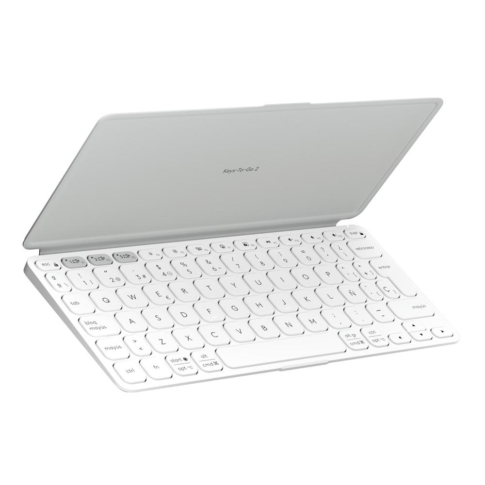 TECLADO LOGITECH KEYS TO GO 2 INALAMBRICO BLANCO