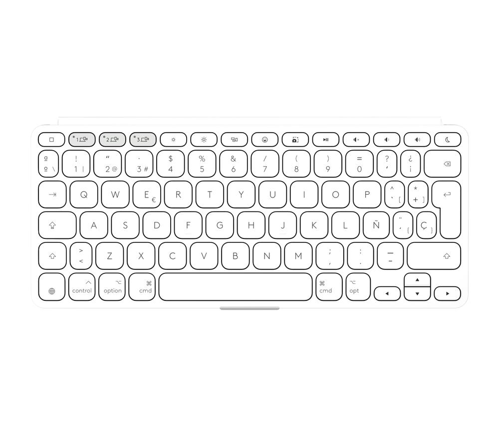 TECLADO LOGITECH KEYS TO GO 2 FOR IPAD INALAMBRICO BLANCO