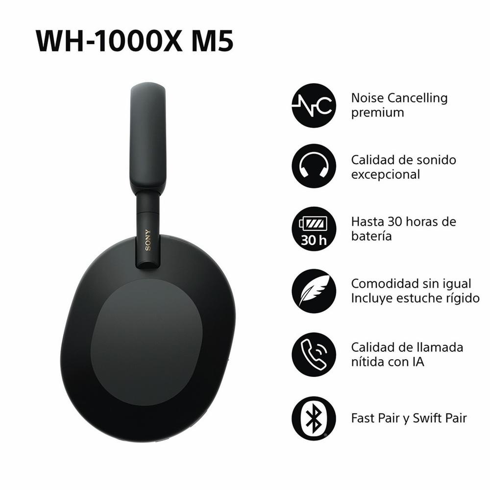 AURICULARES SONY WH-1000XM5 INALAMBRICO NEGRO