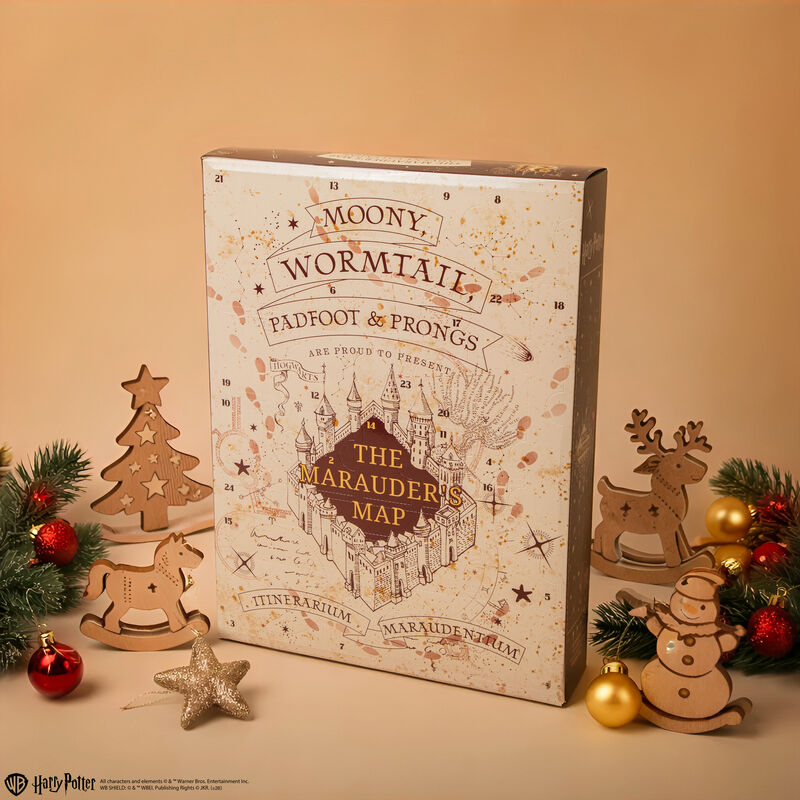 CALENDARIO DE ADVIENTO CINEREPLICAS HARRY POTTER MAPA DEL MERODEADOR