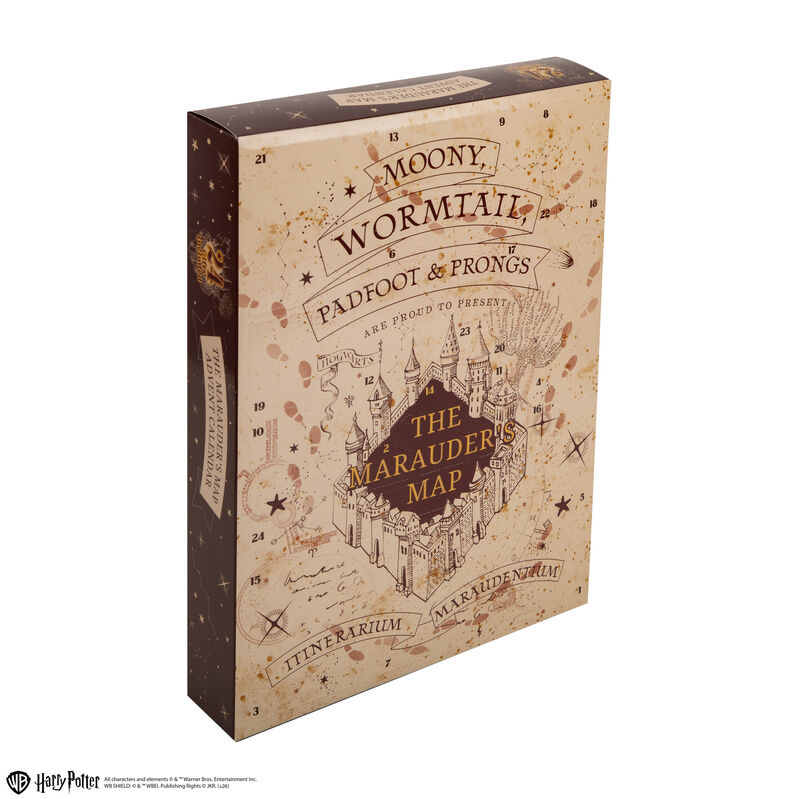 CALENDARIO DE ADVIENTO CINEREPLICAS HARRY POTTER MAPA DEL MERODEADOR