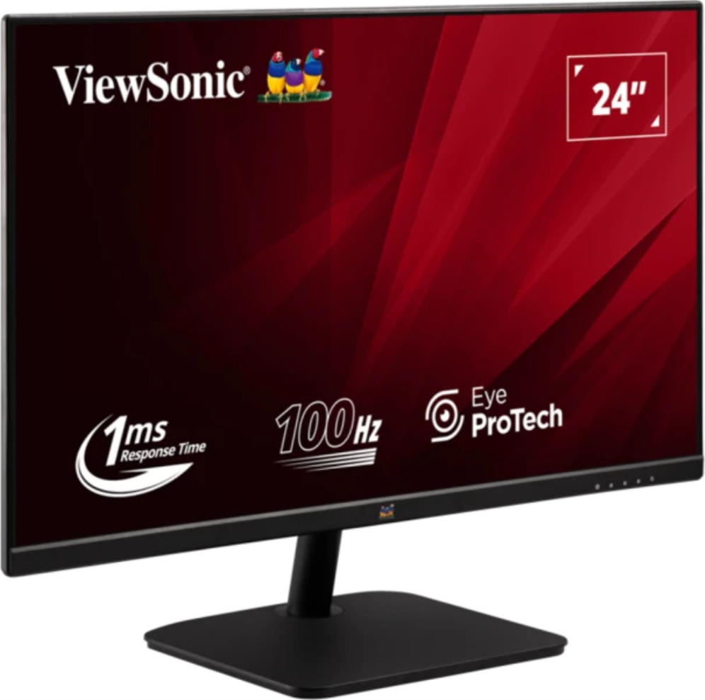 Viewsonic Value Series VA2432-MHD-3 pantalla para PC 61 cm (24") 1920 x 1080 Pixeles Full HD LED Negro