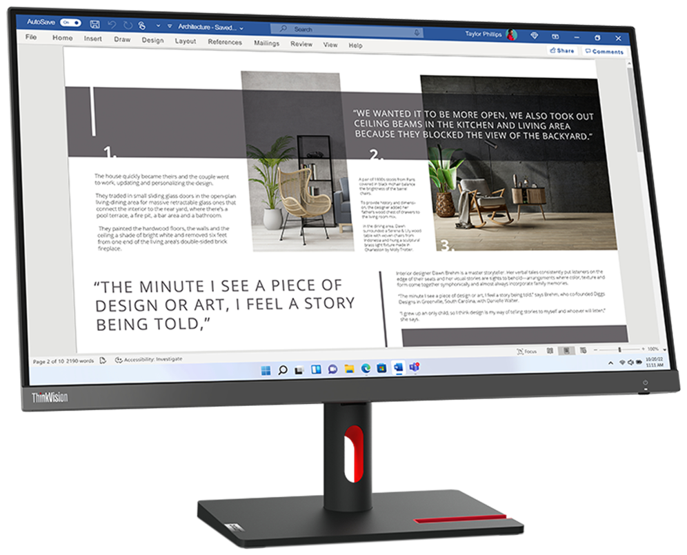 Lenovo ThinkVision S27i-30 pantalla para PC 68,6 cm (27") 1920 x 1080 Pixeles Full HD LED Gris