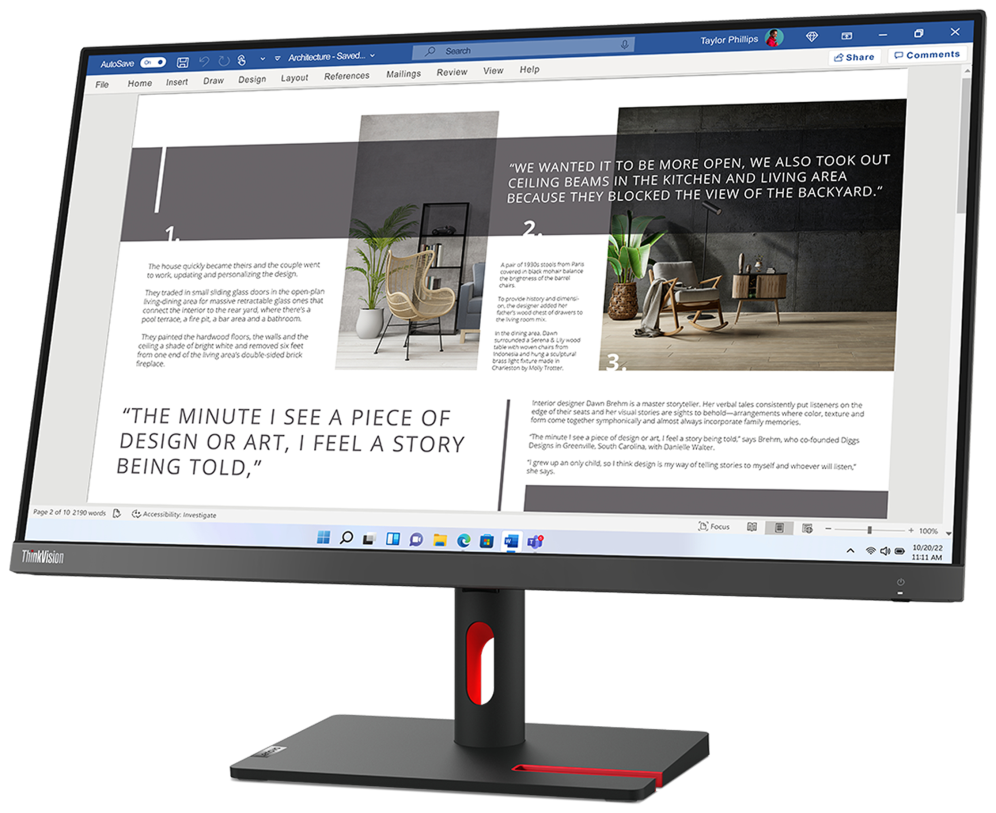 Lenovo ThinkVision S27i-30 pantalla para PC 68,6 cm (27") 1920 x 1080 Pixeles Full HD LED Gris