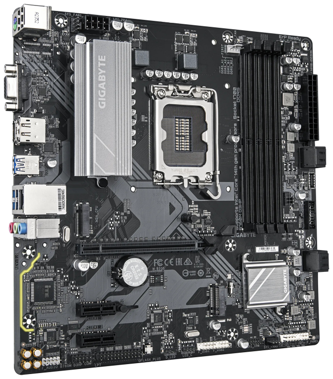 GIGABYTE B760M D3HP Placa Base - Procesadores Intel Core de 14ª Generación, VRM de 4+1+1 fases, hasta 5600 MHz DDR5, 2xPCIe 4.0 M.2, LAN GbE, USB 3.2 Gen 1