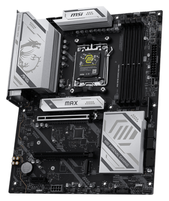 MSI MAG X870E GAMING MAX WIFI placa base AMD X870E Zócalo AM5 ATX