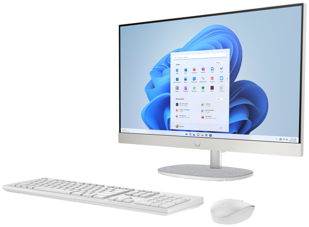 HP 24 -cr0130ns PC Intel® Core™ i5 i5-1335U 60,5 cm (23.8") 1920 x 1080 Pixeles PC todo en uno 16 GB DDR4-SDRAM 512 GB SSD FreeDOS Wi-Fi 6 (802.11ax) Blanco