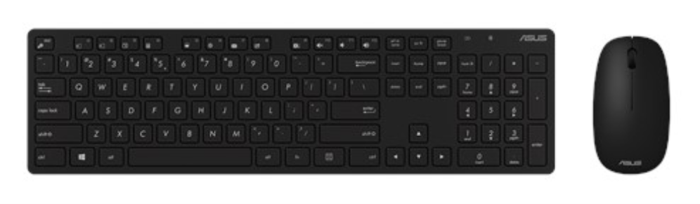 ASUS W5000 teclado Ratón incluido Oficina RF inalámbrico Negro