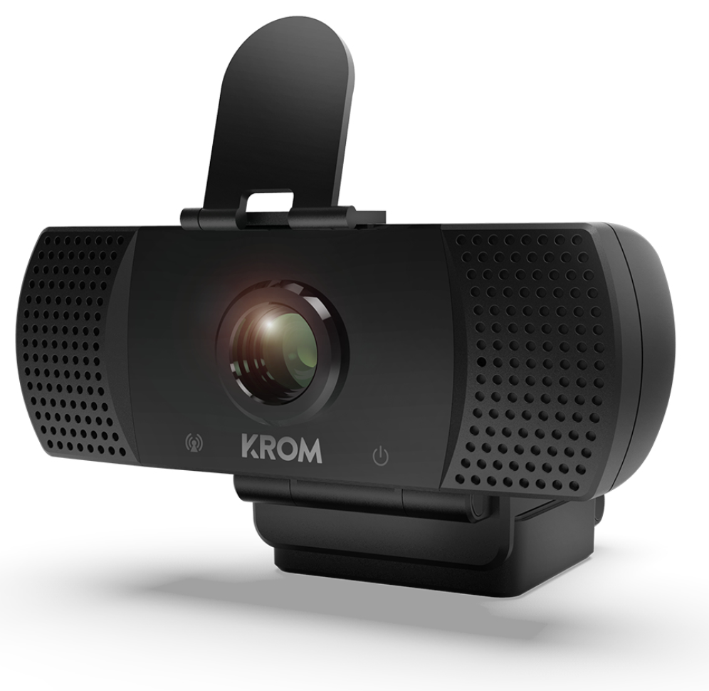 Krom Kam cámara web 1920 x 1080 Pixeles USB 2.0 Negro