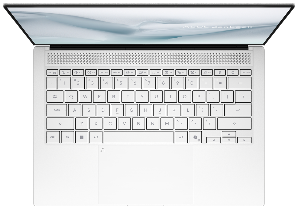 ASUS Zenbook S14 OLED UX5406AA-SU337W Copilot+ PC Copilot+ PC - Portátil 14" WQXGA+ 120Hz (Core Ultra 9 386H, 16GB RAM, 512GB SSD, Graphics, Win 11 Home) Blanco Escandinavo - Tec. QWERTY Esp