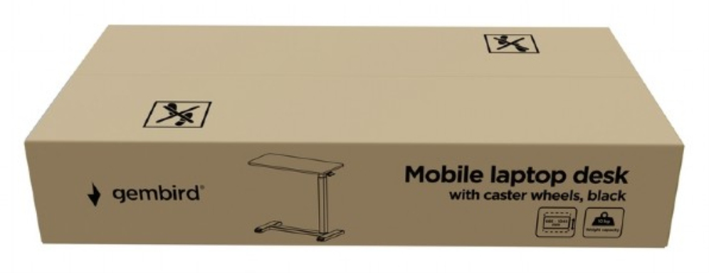 Gembird TVS-DESK-02-BK escritorio para ordenador Negro
