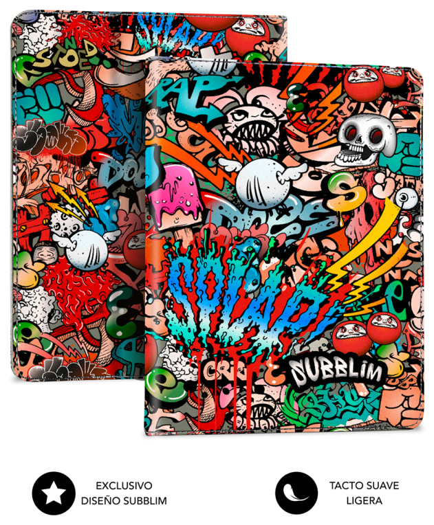 SUBBLIM Funda Tablet Universal TRENDY CASE GRAFFITI 10.1"