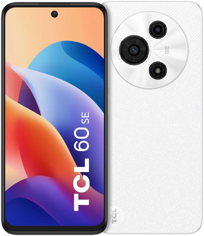 TCL 60 SE 16,9 cm (6.67") SIM doble Android 15 4G USB Tipo C 8 GB 512 GB 5200 mAh Blanco