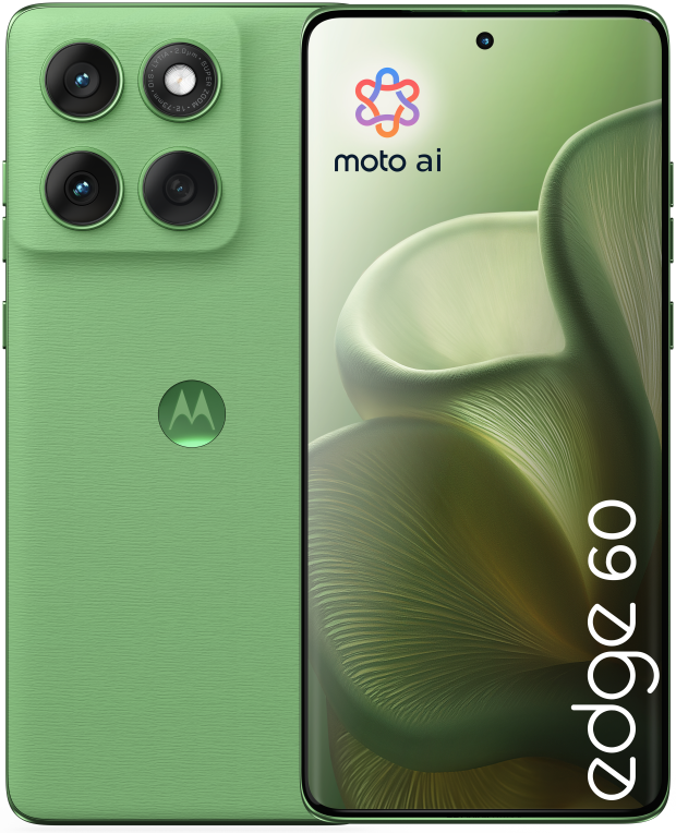 Motorola edge 60 16,9 cm (6.67") SIM doble Android 15 5G USB Tipo C 12 GB 512 GB 5200 mAh Verde