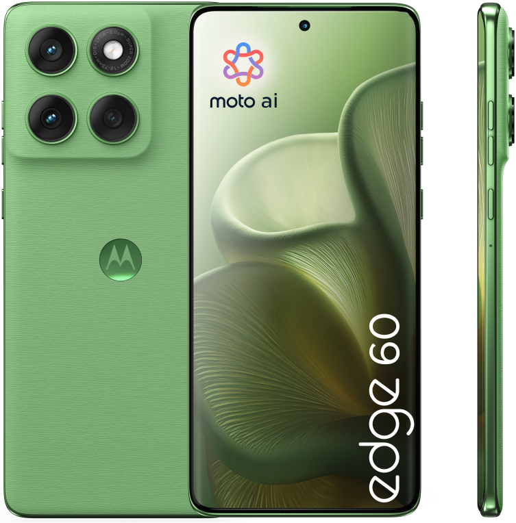 Motorola edge 60 16,9 cm (6.67") SIM doble Android 15 5G USB Tipo C 12 GB 512 GB 5200 mAh Verde