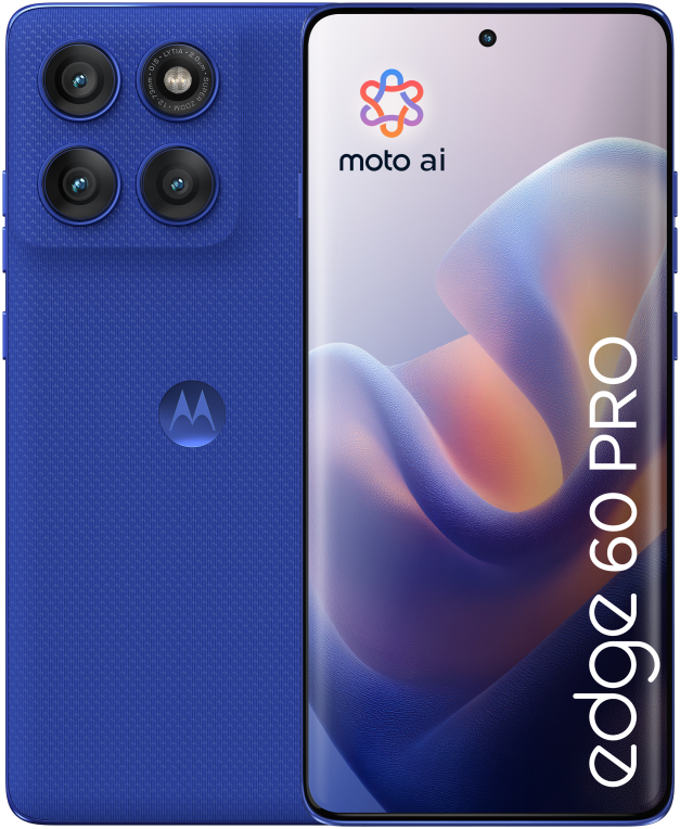 Motorola edge 60 pro 16,9 cm (6.67") SIM doble Android 15 5G USB Tipo C 12 GB 512 GB 6000 mAh Azul