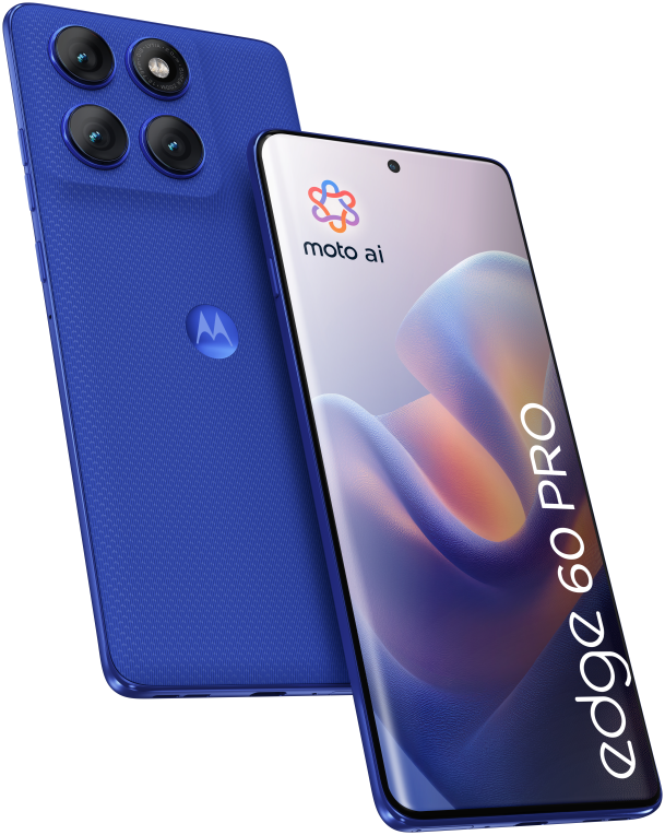 Motorola edge 60 pro 16,9 cm (6.67") SIM doble Android 15 5G USB Tipo C 12 GB 512 GB 6000 mAh Azul