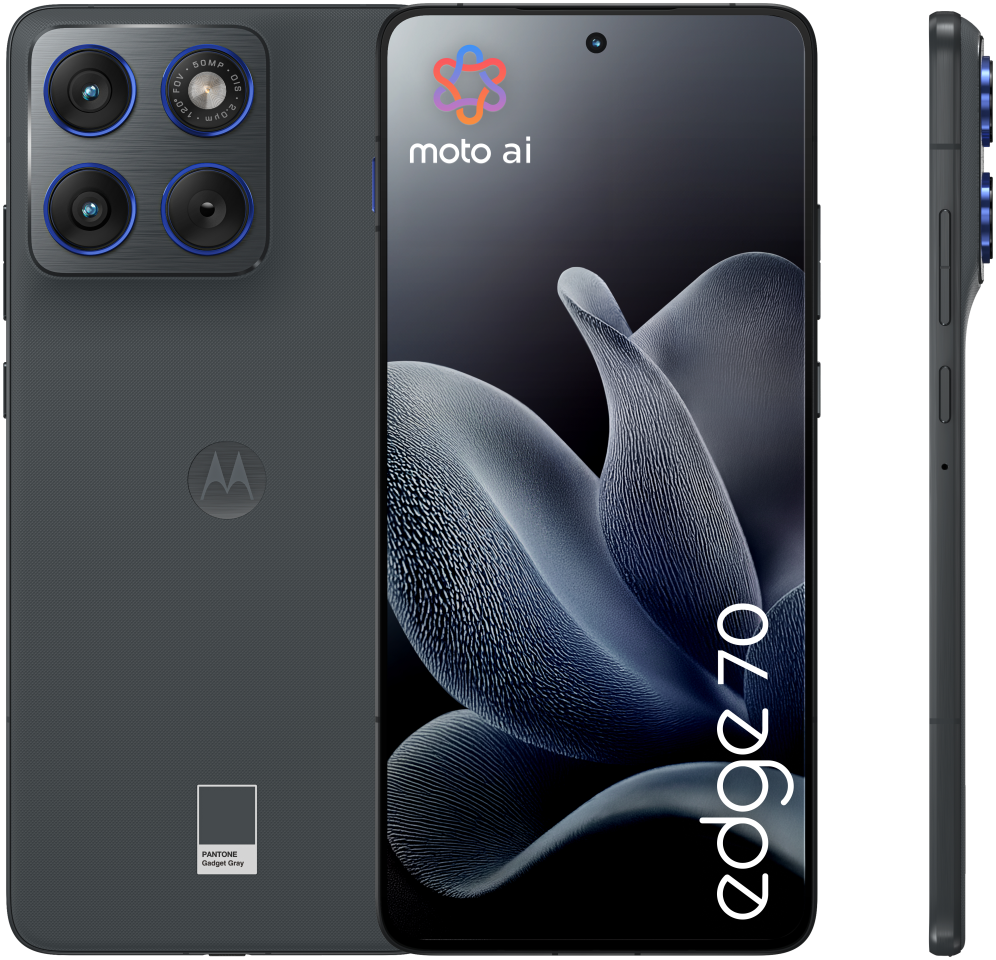 Motorola edge 70 17 cm (6.7") SIM doble Android 16.0 5G USB Tipo C 12 GB 512 GB 4800 mAh Gris