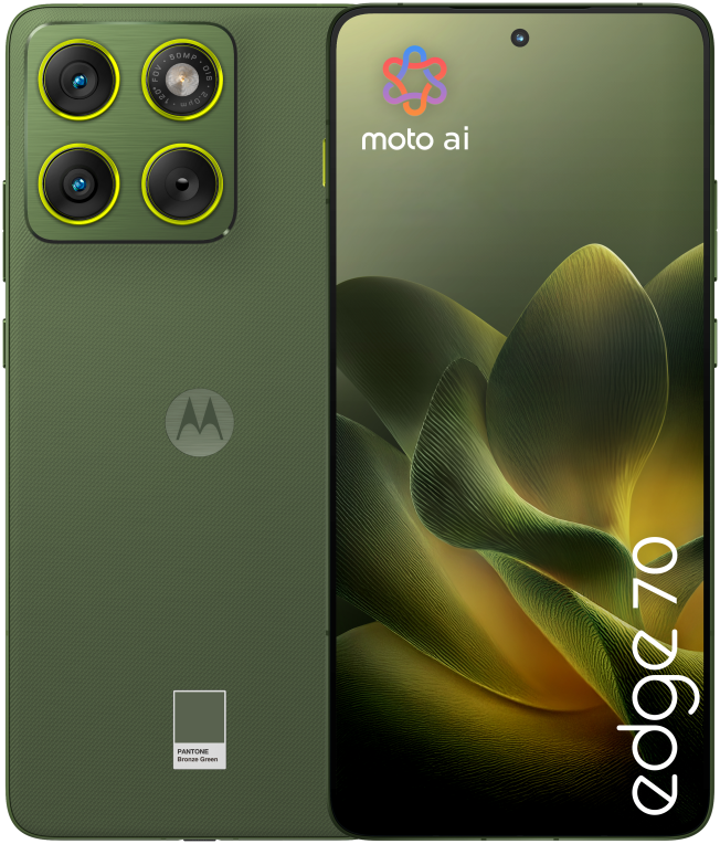 Motorola edge 70 17 cm (6.7") SIM doble Android 16.0 5G USB Tipo C 12 GB 512 GB 4800 mAh Verde