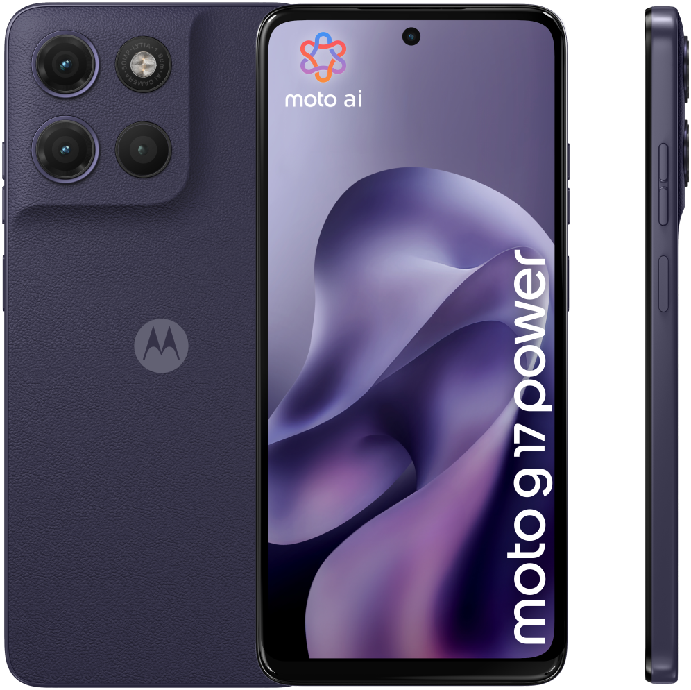Motorola moto g17 power 17,1 cm (6.72") Ranura híbrida Dual SIM Android 15 USB Tipo C 4 GB 256 GB 6000 mAh Púrpura