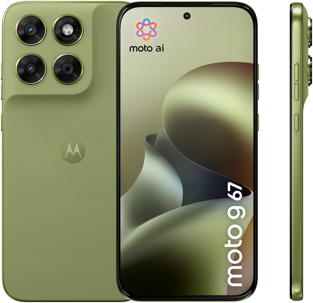 Motorola moto g67 17,3 cm (6.8") Ranura híbrida Dual SIM Android 16.0 5G USB Tipo C 4 GB 256 GB 5200 mAh Verde