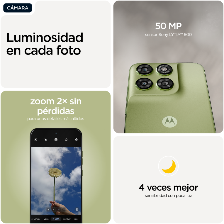 Motorola moto g67 17,3 cm (6.8") Ranura híbrida Dual SIM Android 16.0 5G USB Tipo C 4 GB 256 GB 5200 mAh Verde