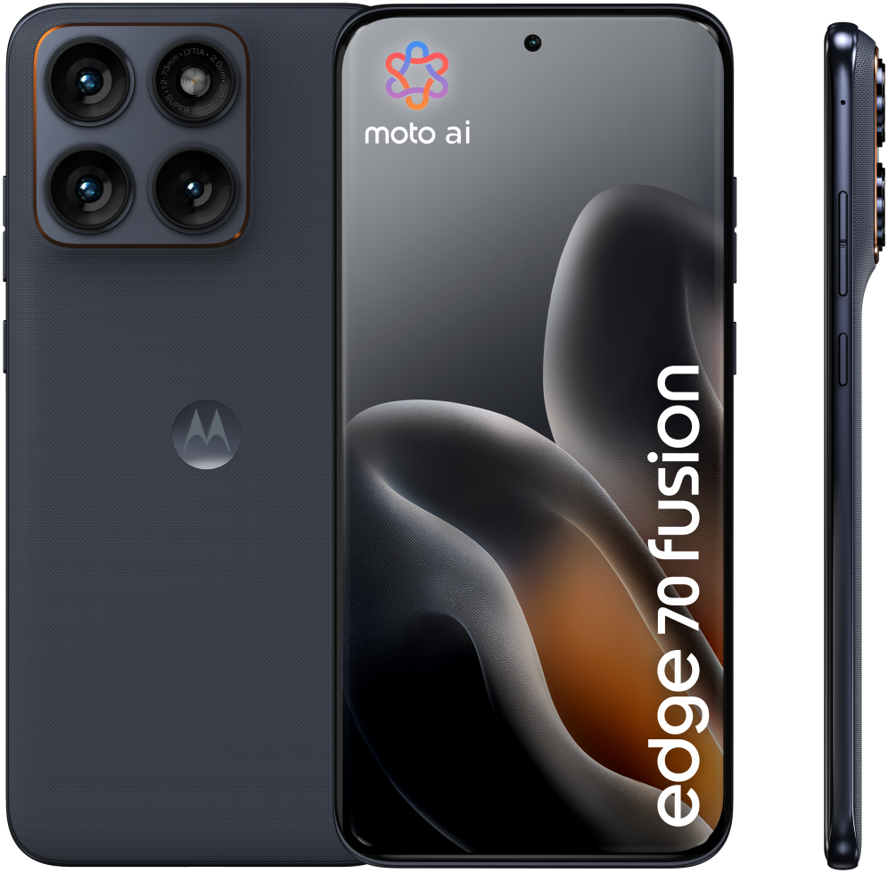 Motorola edge 70 fusion 17,2 cm (6.78") SIM doble Android 16.0 5G USB Tipo C 8 GB 256 GB 7000 mAh Negro