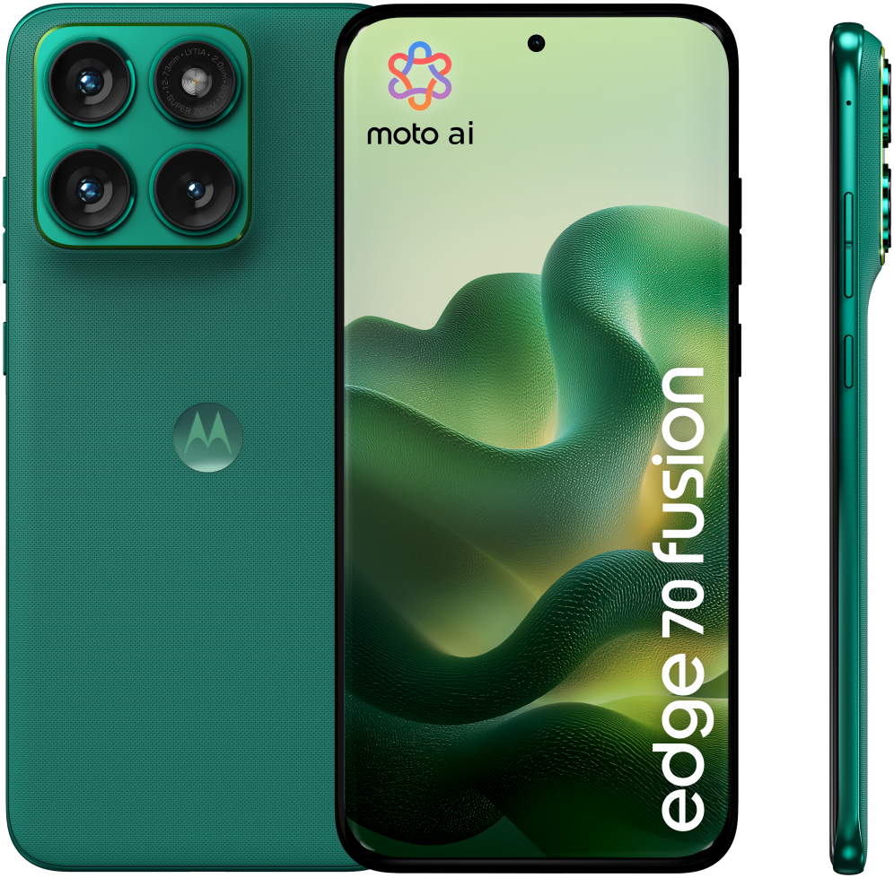 Motorola edge 70 fusion 17,2 cm (6.78") SIM doble Android 16.0 5G USB Tipo C 8 GB 256 GB 7000 mAh Verde