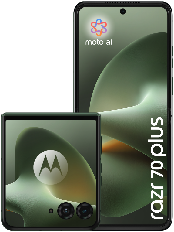 Motorola razr 70 plus 17,5 cm (6.9") SIM doble Android 16.0 5G USB Tipo C 12 GB 512 GB 4500 mAh Verde oscuro