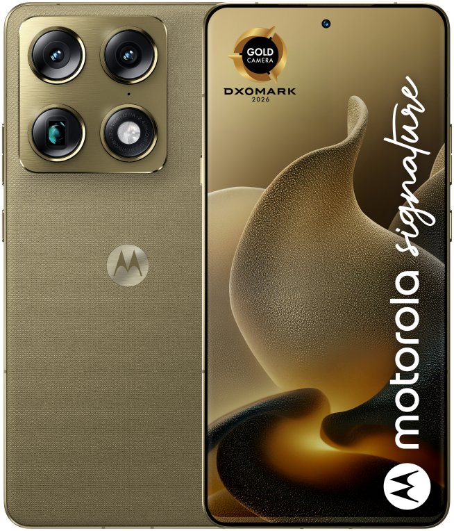 Motorola signature 17,2 cm (6.78") SIM doble Android 16.0 5G USB Tipo C 16 GB 512 GB 5200 mAh Oro