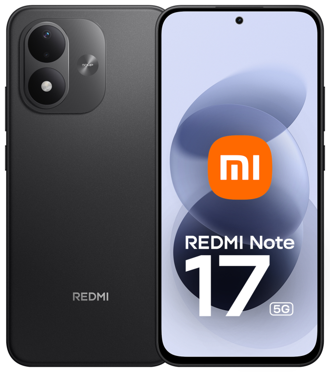 Xiaomi Redmi Note 17 5G 17,8 cm (6.99") SIM doble USB Tipo C 6 GB 256 GB 7700 mAh Negro