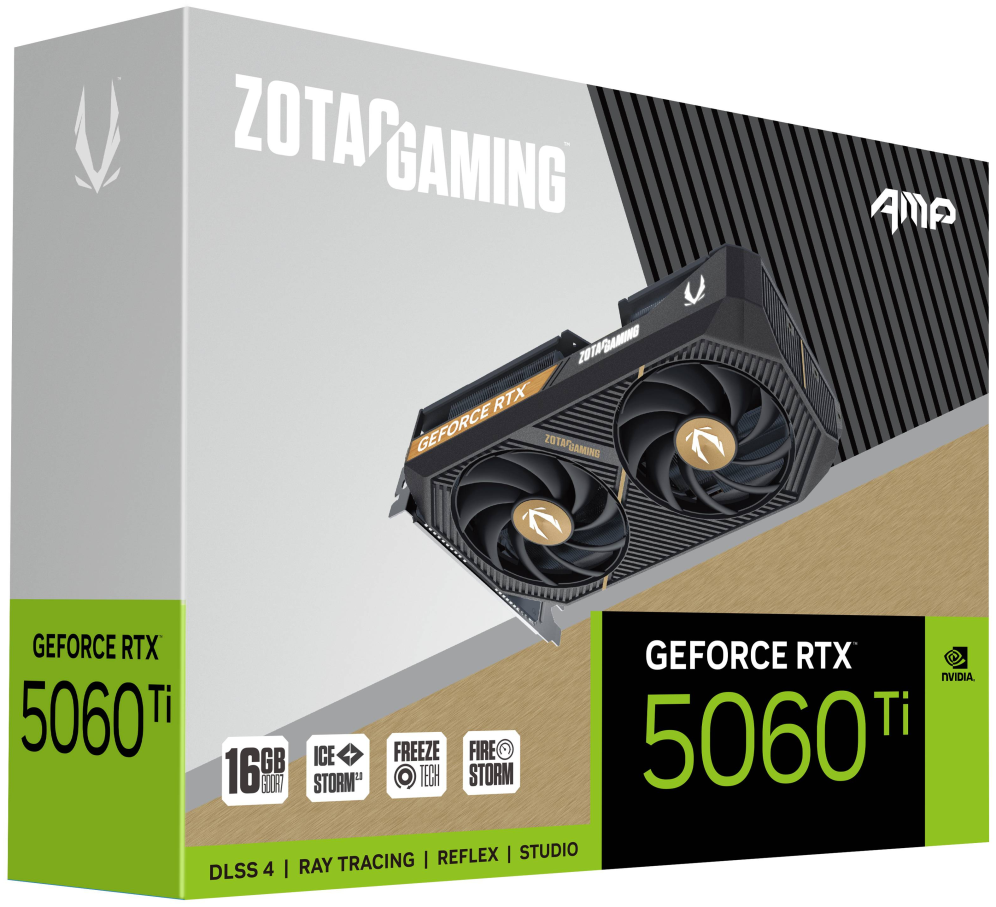 Zotac GAMING GeForce RTX 5060 Ti AMP NVIDIA 16 GB GDDR7