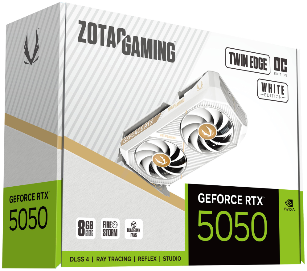 Zotac GAMING GeForce RTX 5050 Twin Edge OC NVIDIA 8 GB GDDR6