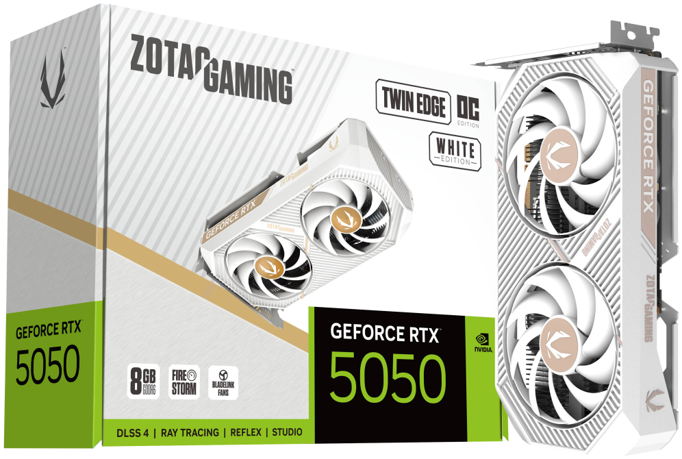 Zotac GAMING GeForce RTX 5050 Twin Edge OC NVIDIA 8 GB GDDR6