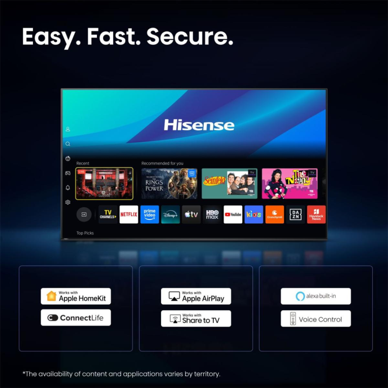 Hisense 55E79S Televisor 139,7 cm (55") 4K Ultra HD Smart TV Wifi Negro