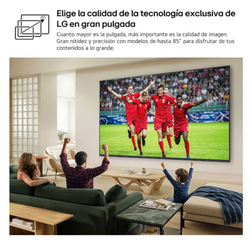 LG QNED evo AI MiniLED 43QNED81B6C.AEU Televisor 109,2 cm (43") 4K Ultra HD Smart TV Wifi Negro