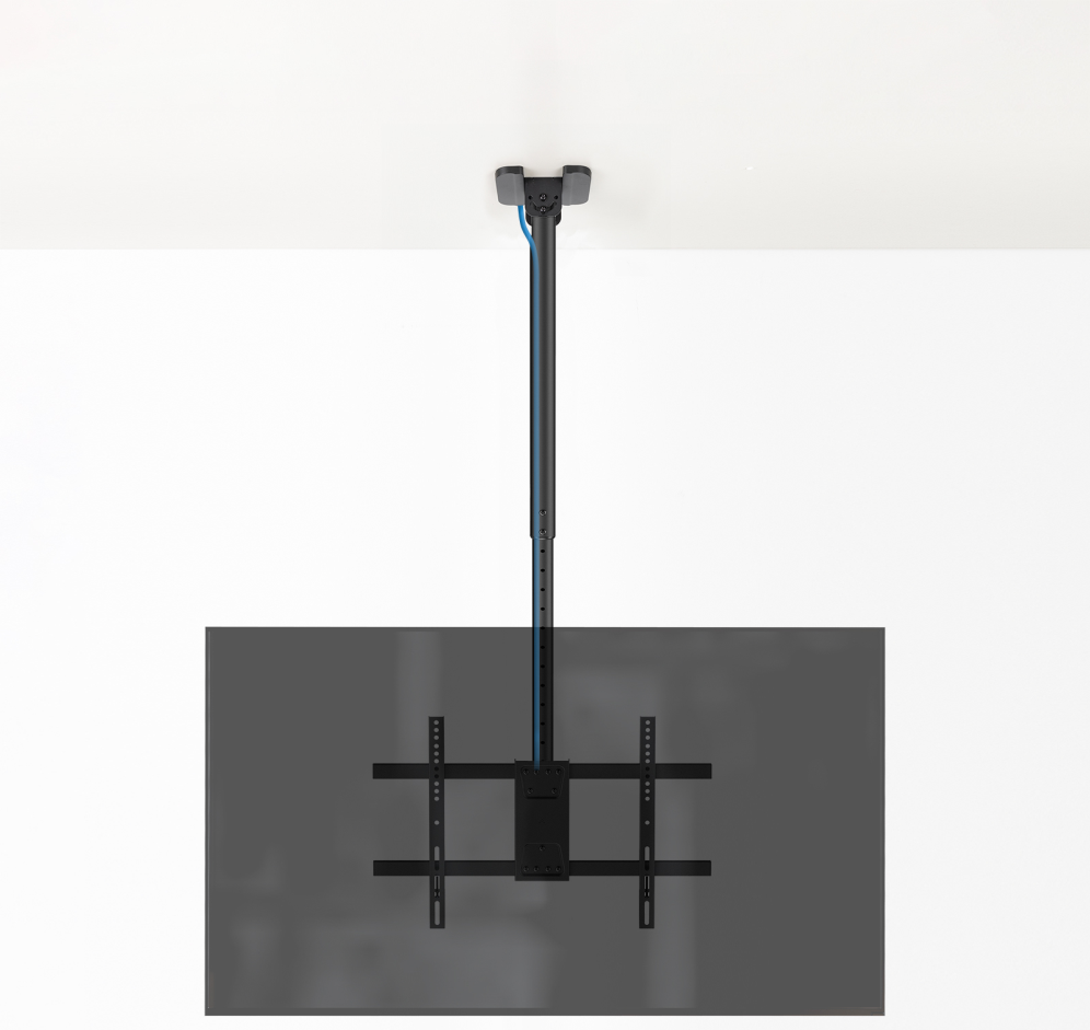 TooQ Soporte de Techo para Pantallas 43"-86", Negro