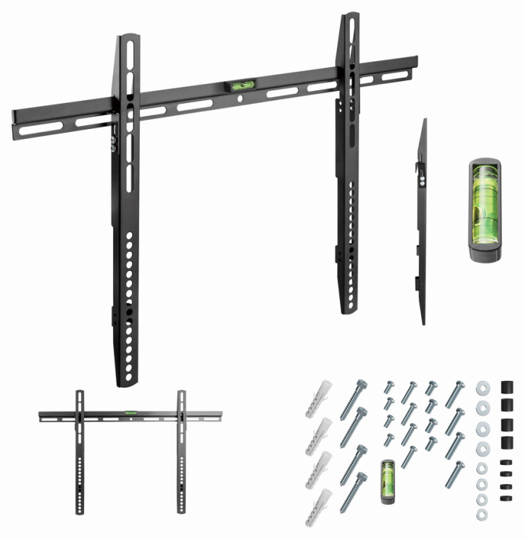 Gembird WM-70F-02 soporte para TV 177,8 cm (70") Negro