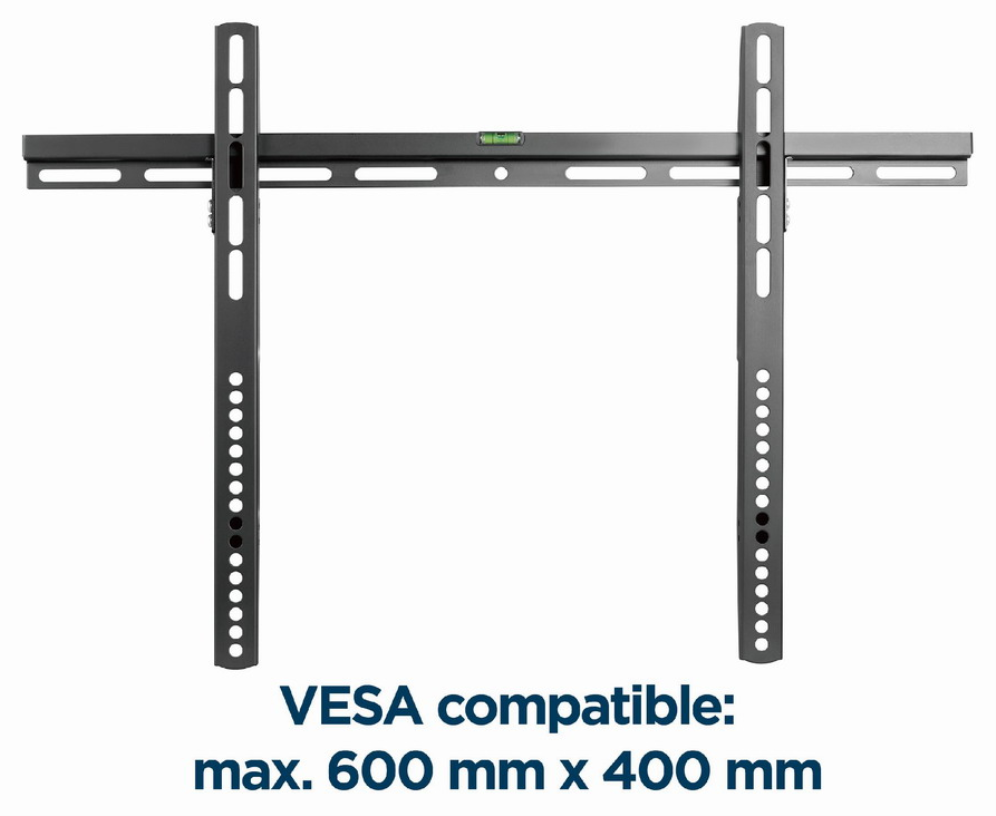 Gembird WM-70F-02 soporte para TV 177,8 cm (70") Negro