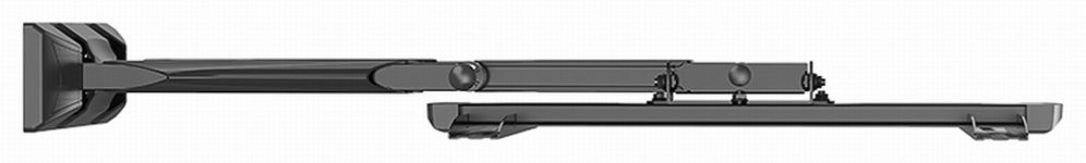 Gembird WM-55ST-02 soporte para TV 139,7 cm (55") Negro