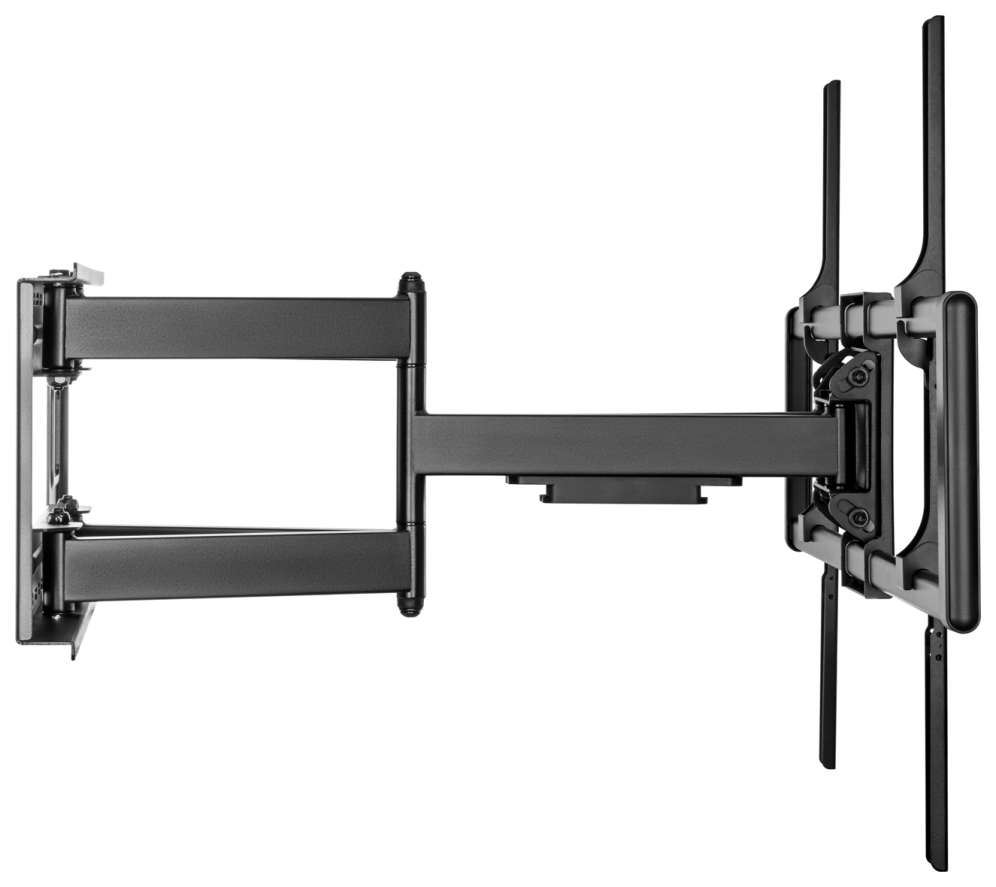 AISENS Soporte Pro Giratorio, Inclinable Y Nivelable Para Monitor/tv 120kg De 60-120, Negro