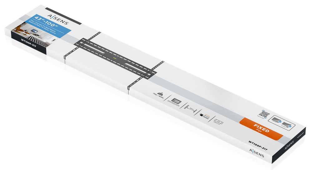 AISENS WT100F-317 soporte para TV 2,54 m (100")