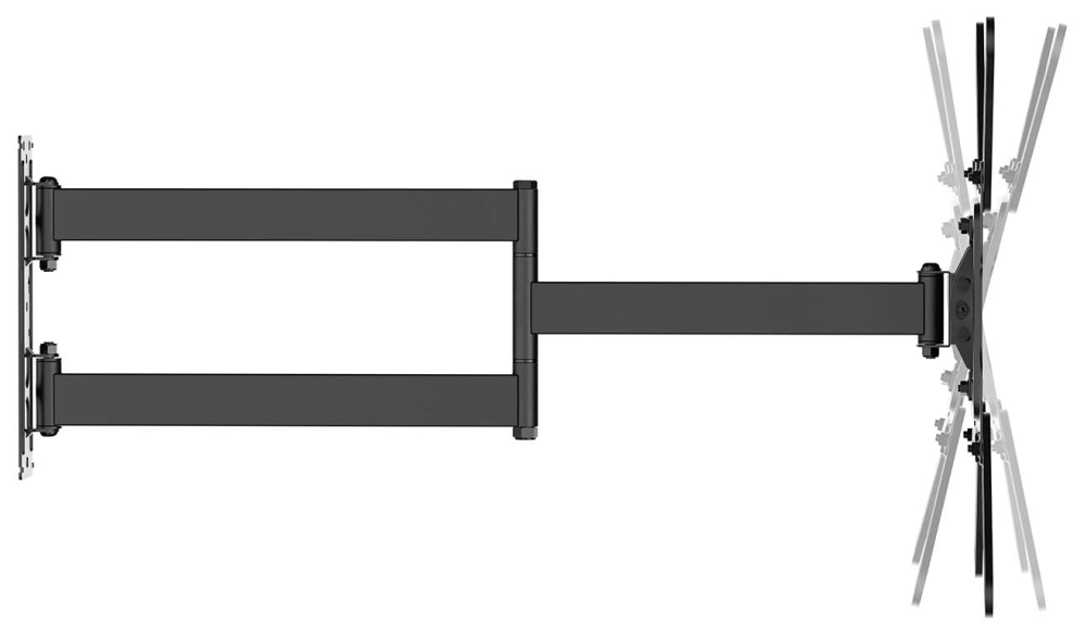 AISENS WT65TSLE-383 soporte para TV 165,1 cm (65")