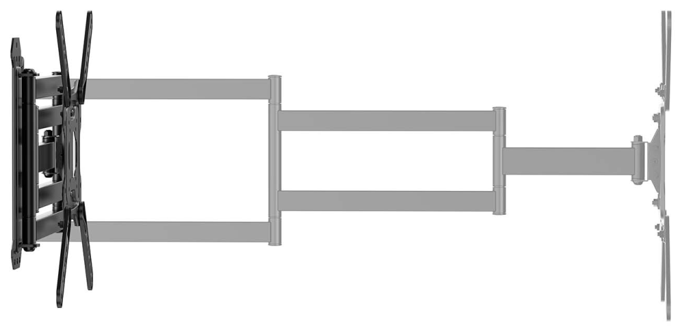 AISENS WT65TSLE-385 soporte para TV 165,1 cm (65")