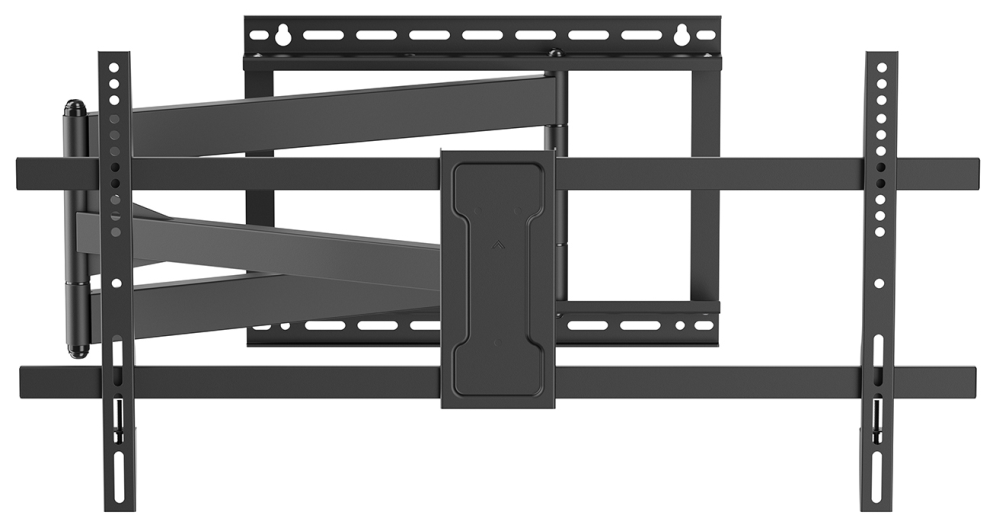 AISENS Soporte Pro Giratorio, Inclinable y Nivelable para Monitor/TV 50kg de 43"-80", Negro