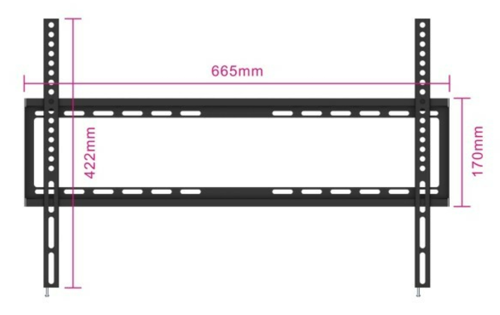 Ewent EW1503 177,8 cm (70") Negro
