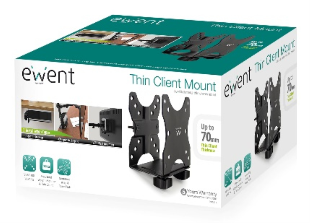 Ewent EW1517 soporte y montura para estación de trabajo/PC todo en uno 5 kg Negro