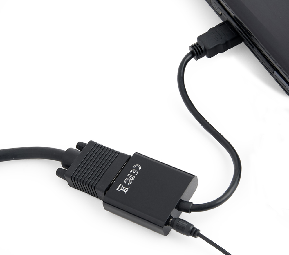 Gembird A-HDMI-VGA-03 adaptador de cable de vídeo 0,15 m HDMI tipo A (Estándar) VGA (D-Sub) Negro